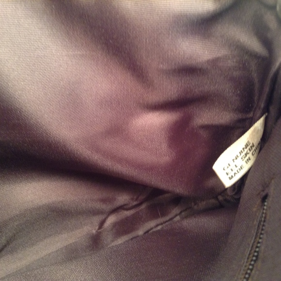 Lee Sands Eel skin clutch detachable strap Brown - Picture 7 of 8